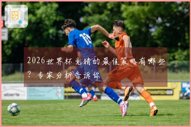 2026世界杯竞猜的最佳策略有哪些？专家分析告诉你